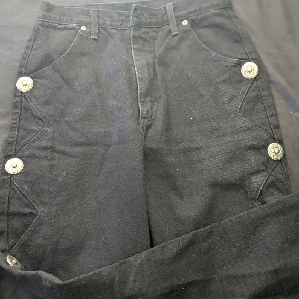 Vintage RoughRider Western Style Jeans Size 9/10 36" inseam
